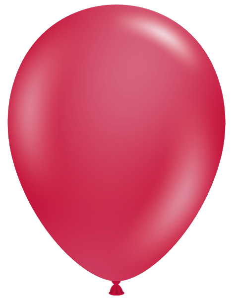 11in Tuftex Metallic Starfire Red 100 Ct - Joker Party Supply