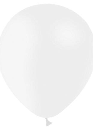 12in Balloonia Metallic White 50ct