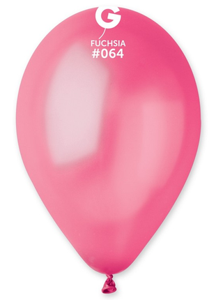 12in Gemar Metallic Fuchsia Balloons 50ct #064 - Joker Party Supply