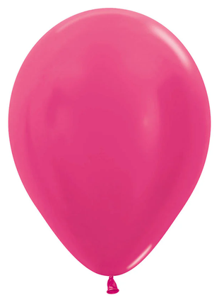 5in Sempertex Metallic Fuchsia 100ct - Joker Party Supply