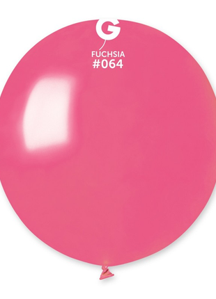 19in Gemar Metallic Fuchsia Balloons 25ct #064 - Joker Party Supply