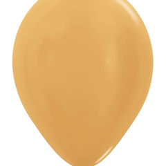 5in Sempertex Metallic Gold 100ct - Joker Party Supply