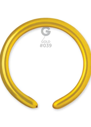 260 Gemar Metallic Gold Balloons 50ct #039 - Joker Party Supply