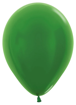 11in Sempertex Metallic Green 100ct - Joker Party Supply
