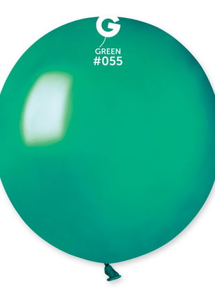 19in Gemar Metallic Green Balloons 25ct #055 - Joker Party Supply