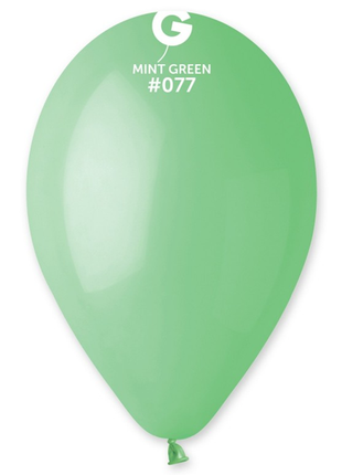 12in Gemar Standard Mint Green Balloons 50ct #077 - Joker Party Supply