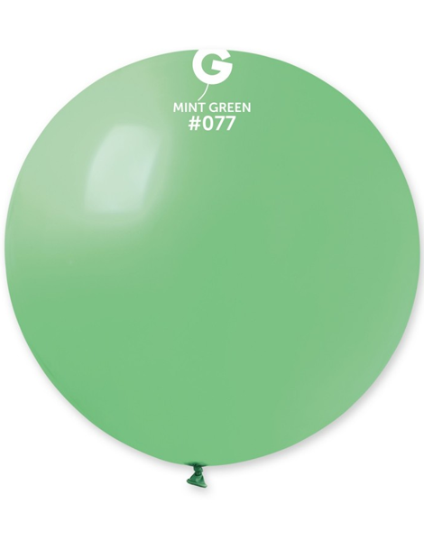 31in Gemar Standard Mint Green Balloon 1ct #077 - Joker Party Supply