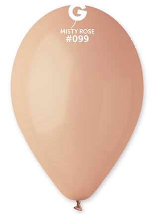 12in Gemar Standard Misty Rose Balloons 50ct #099 - Joker Party Supply