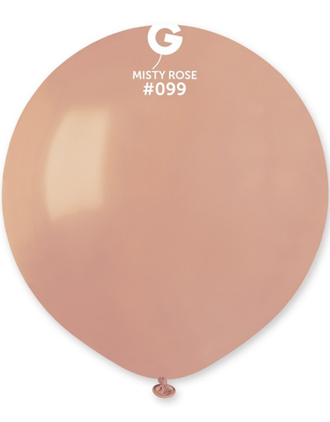 19in Gemar Standard Misty Rose Balloons 25ct #099 - Joker Party Supply
