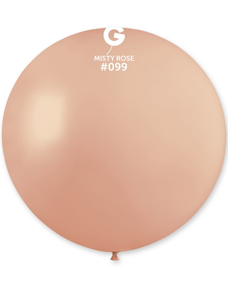 31in Gemar Standard Misty Rose Balloon 1ct #099 - Joker Party Supply