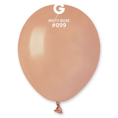5in Gemar Standard Misty Rose Balloons 100 - Joker Party Supply