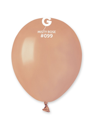 5in Gemar Standard Misty Rose Balloons 100 - Joker Party Supply