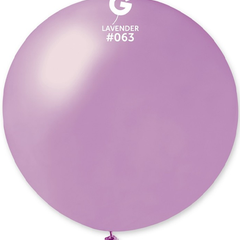 31in Gemar Metallic Lavender Balloon 1ct #063 - Joker Party Supply