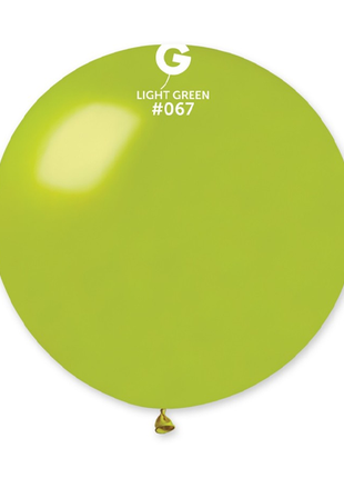 31in Gemar Metallic Light Green Balloon 1ct #067 - Joker Party Supply