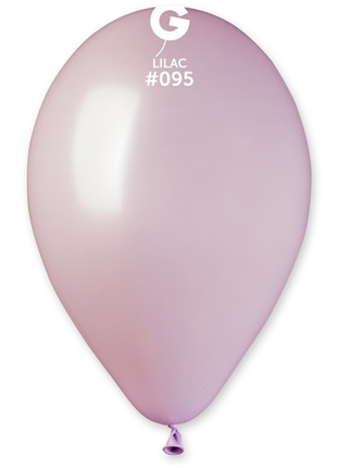 12in Gemar Metallic Lilac Balloons 50ct #095 - Joker Party Supply