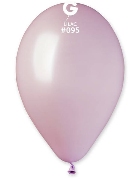 12in Gemar Metallic Lilac Balloons 50ct #095 - Joker Party Supply