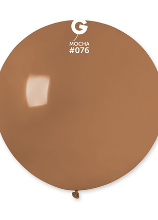 31in Gemar Standard Mocha Balloon 1ct #076 - Joker Party Supply
