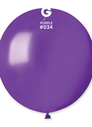 19in Gemar Metallic Purple Balloons 25ct #034 - Joker Party Supply