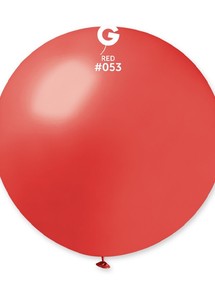 31in Gemar Metallic Red Balloon 1ct #032 - Joker Party Supply