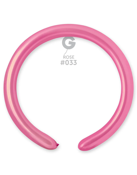260 Gemar Metallic Rose Balloons 50ct #033 - Joker Party Supply
