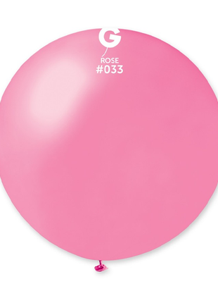 31in Gemar Metallic Rose Balloon 1ct #033 - Joker Party Supply