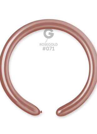 260 Gemar Metallic Rose Gold Balloons 50ct #071 - Joker Party Supply