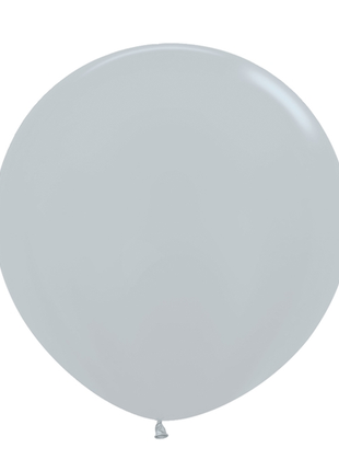 24in Sempertex Metallic Silver 10ct - Joker Party Supply