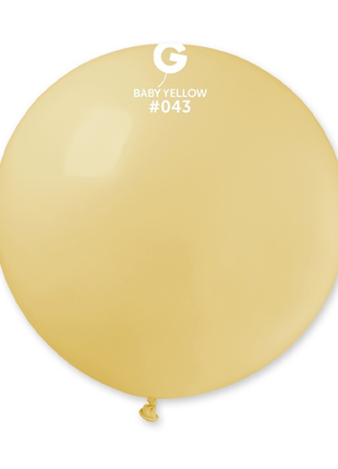 31in Gemar Standard Mustard Balloon 1ct #043 - Joker Party Supply