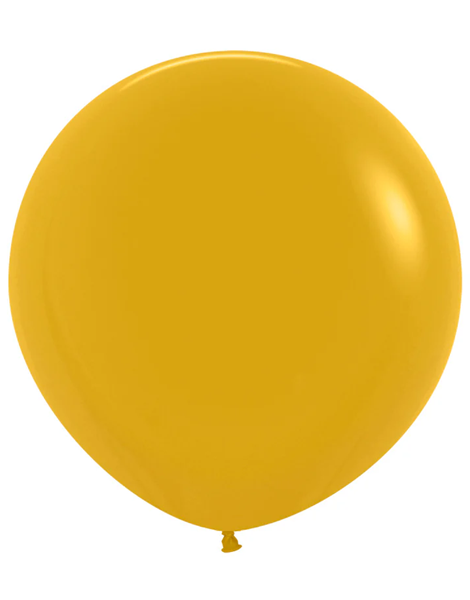 24in Sempertex Deluxe Mustard 10ct - Joker Party Supply