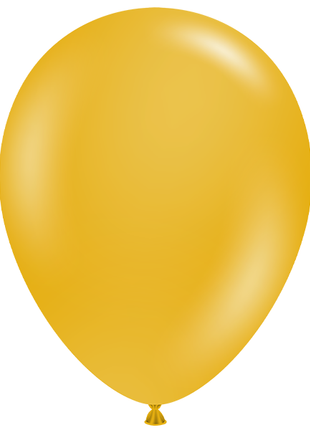 11in Tuftex Mustard 100 Ct - Joker Party Supply