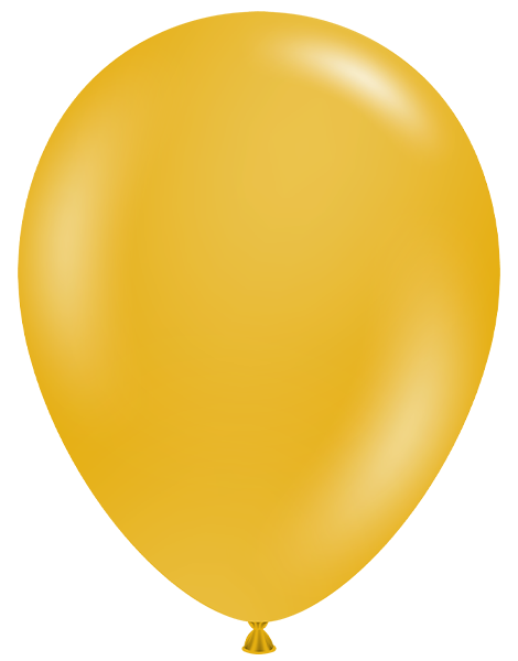 11in Tuftex Mustard 100 Ct - Joker Party Supply