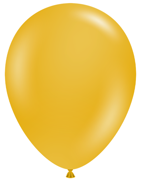 11in Tuftex Mustard 100 Ct - Joker Party Supply