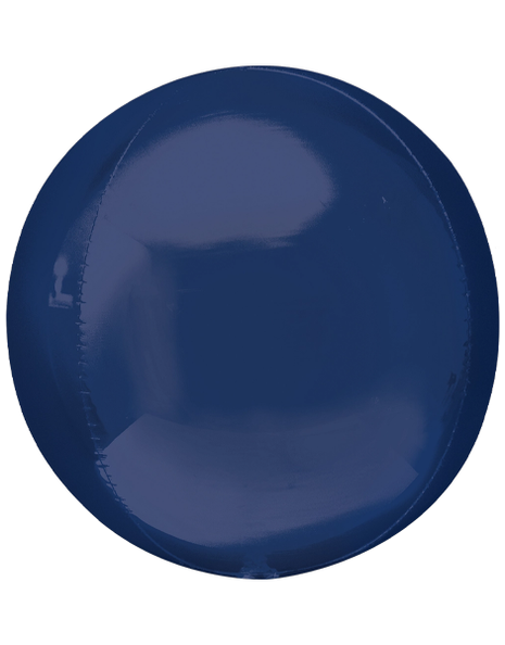 16in Anagram Navy Orbz Balloon - Joker Party Supply