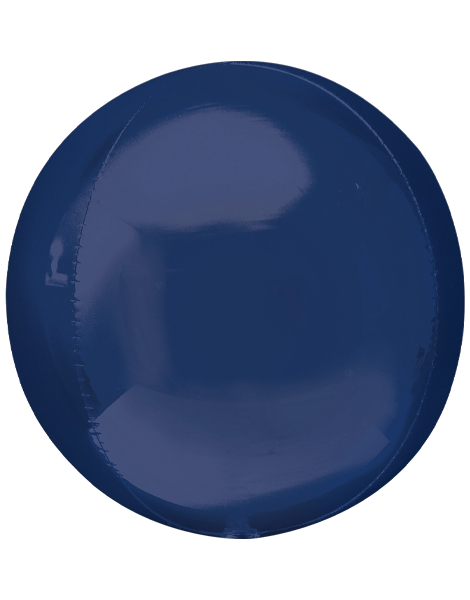 16in Anagram Navy Orbz Balloon - Joker Party Supply