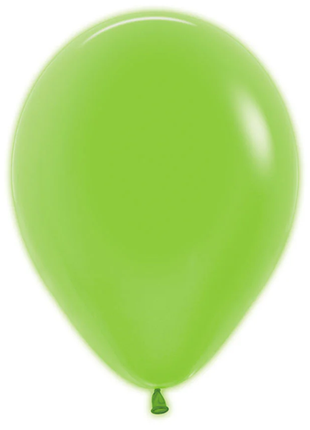 11in Sempertex Neon Green 100ct - Joker Party Supply