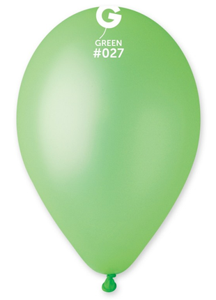 12in Gemar Neon Green Balloons 50ct #027 - Joker Party Supply