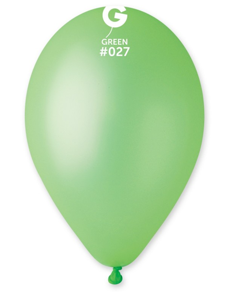 12in Gemar Neon Green Balloons 50ct #027 - Joker Party Supply