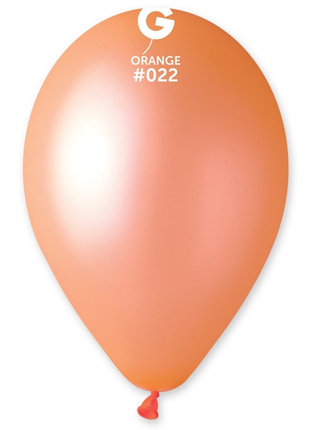 12in Gemar Neon Orange Balloons 50ct #022 - Joker Party Supply