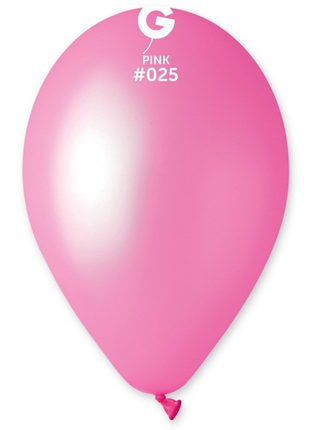 12in Gemar Neon Pink Balloons 50ct #025 - Joker Party Supply