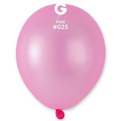 5in Gemar Neon Pink Balloons 100ct #025 - Joker Party Supply
