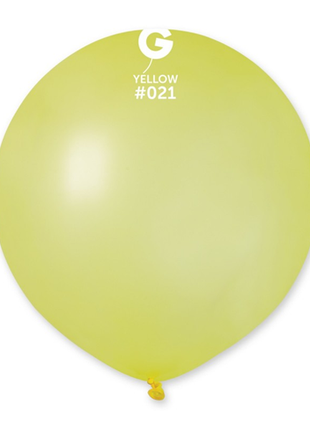 19in Gemar Neon Yellow Balloons 25ct #021 - Joker Party Supply