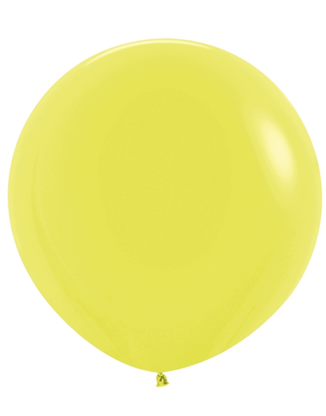 24in Sempertex Neon Yellow 10ct - Joker Party Supply