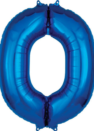 34in Anagram Blue Letter O Balloon - Joker Party Supply