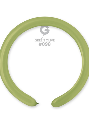 260 Gemar Standard Olive Balloons 50ct #098 - Joker Party Supply
