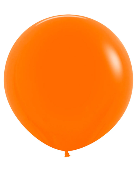 24in Sempertex Fashion Orange 10ct - Joker Party Supply