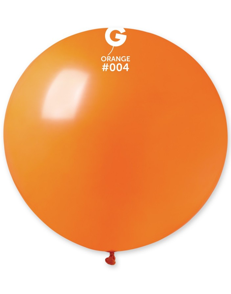 31in Gemar Standard Orange Balloon 1ct #004 - Joker Party Supply
