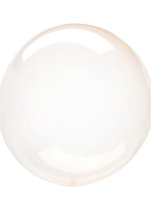10in Anagram Petite Orange Crystal Clearz Balloon - Joker Party Supply