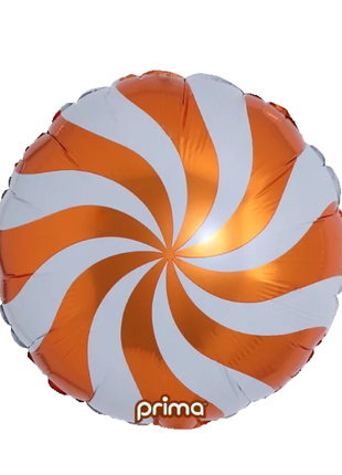 18in Prima Orange Swirl Balloon - Joker Party Supply