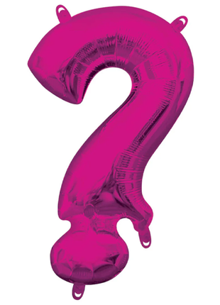 16in Anagram Pink ? Symbol Balloon - Joker Party Supply