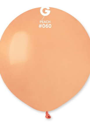 19in Gemar Standard Peach Balloons 25ct #060 - Joker Party Supply